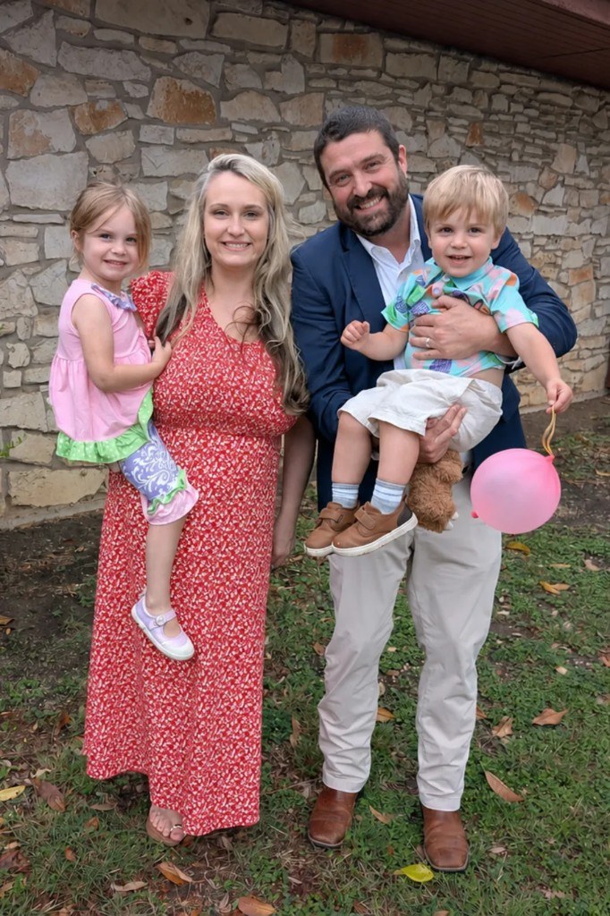 Rob Hipp with his family
