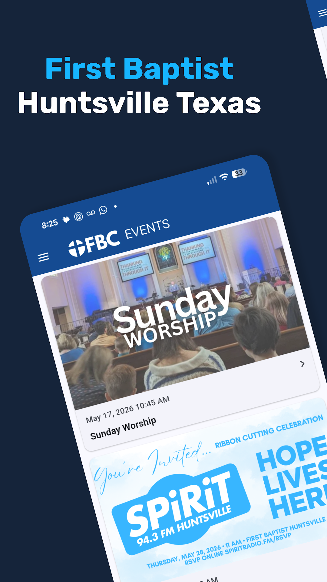 FBC Huntsville Texas app